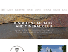 Tablet Screenshot of mineralclub.ca